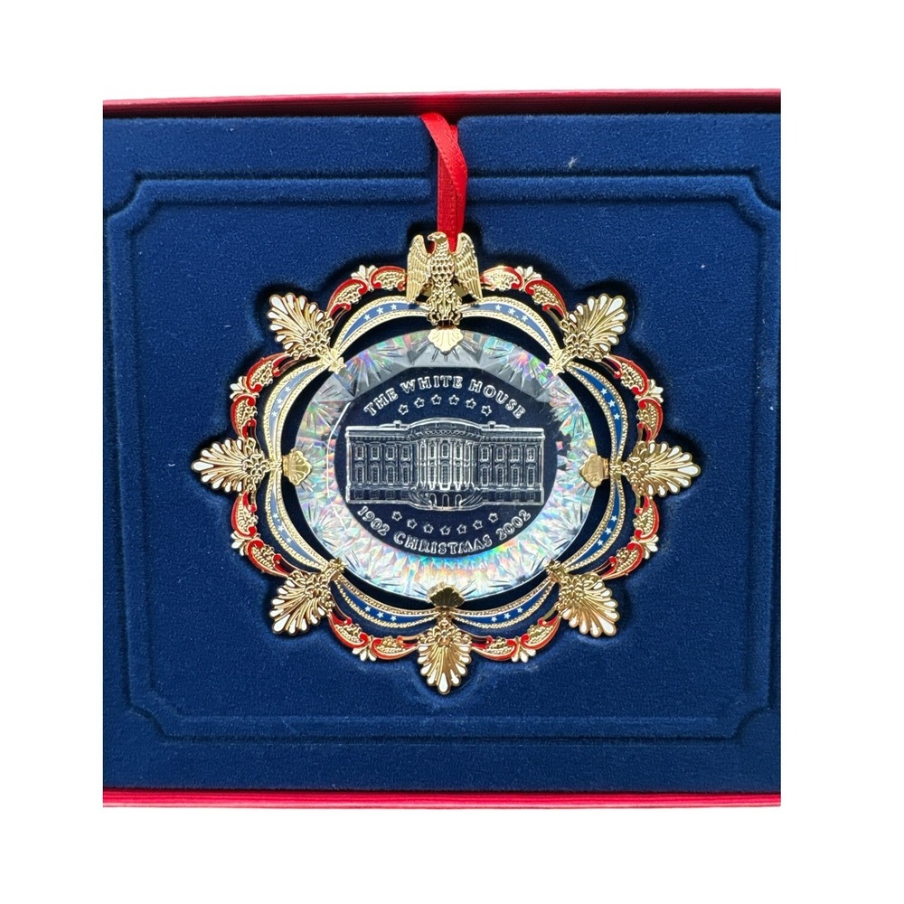 The White House Historical Association 2002 Christmas‎ Ornament Original Box